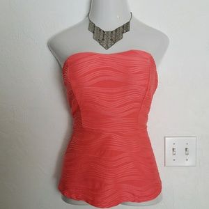 Pink peplum